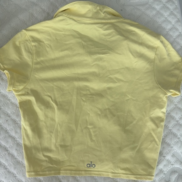 ALO Cropped buttercup polo and tennis skirt - Picture 8 of 8